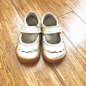 Livie and Luca Size 5 Ruche Mary Jane- Champagne